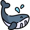 humpback whale icon